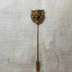 Gold Filled Lion’s Head Stick Pin